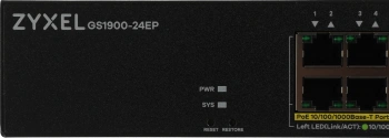 Коммутатор Zyxel  GS1900-24EP-EU0101F