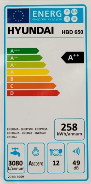 Посудомоечная машина встраив. Hyundai HBD 650