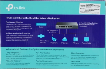 Коммутатор TP-Link  TL-SF1006P