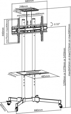 Подставка для телевизора Ultramounts UM262
