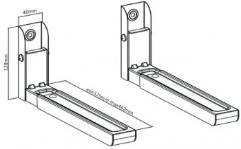 Кронштейн для СВЧ Ultramounts UM888B