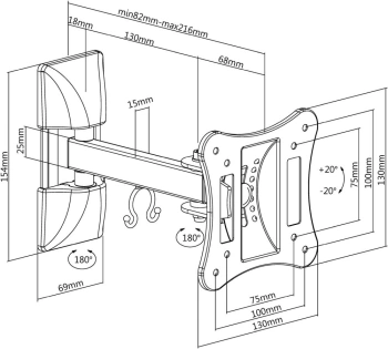 Кронштейн для телевизора Ultramounts UM891