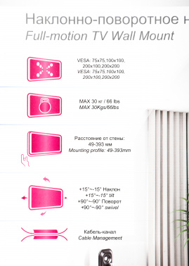 Кронштейн для телевизора Ultramounts UM900