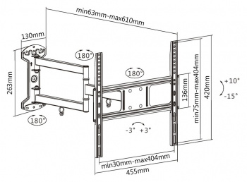 Кронштейн для телевизора Ultramounts UM906