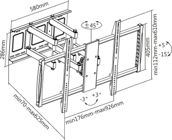 Кронштейн для телевизора Ultramounts UM914