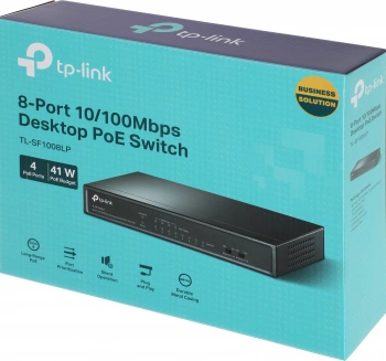 Коммутатор TP-Link  TL-SF1008LP