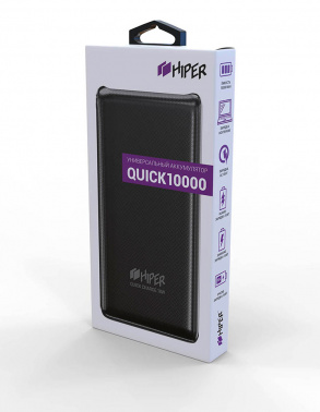 Мобильный аккумулятор Hiper  Quick 10000