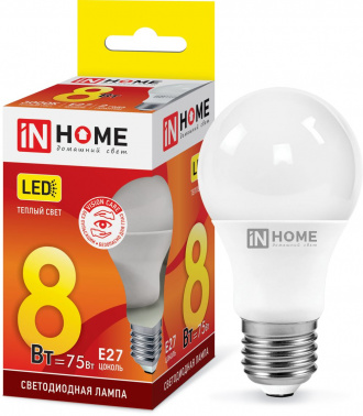 Лампа светодиодная Inhome  LED-A60-VC