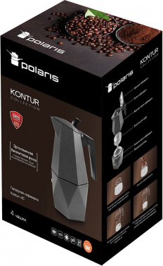Кофеварка Polaris Kontur-4C