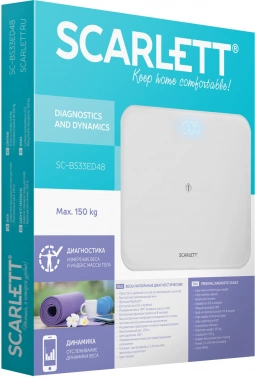 Весы напольные электронные Scarlett SC-BS33ED48