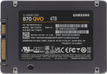 Накопитель SSD Samsung SATA-III 4TB MZ-77Q4T0BW