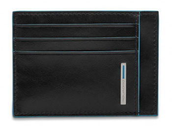 Чехол для кредитных карт Piquadro Blue Square PP2762B2R/N черный натур.кожа