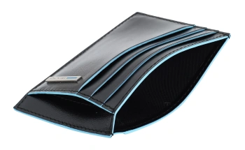 Чехол для кредитных карт Piquadro Blue Square PP2762B2R/N черный натур.кожа