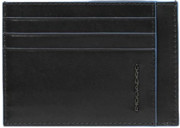 Чехол для кредитных карт Piquadro Blue Square PP2762B2R/N черный натур.кожа