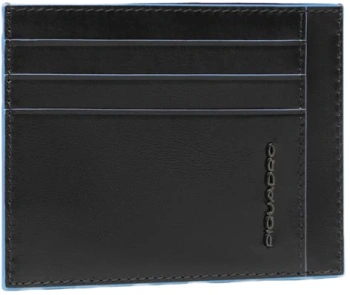 Чехол для кредитных карт Piquadro Blue Square PP2762B2R/N черный натур.кожа