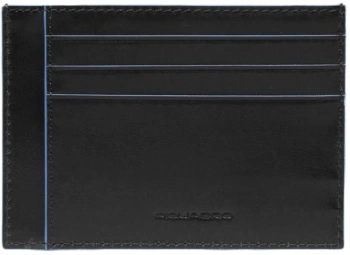 Чехол для кредитных карт Piquadro Blue Square PP2762B2R/N черный натур.кожа