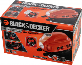 Автомобильный компрессор Black+Decker ASI200-XJ