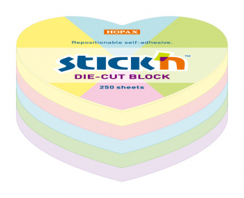 Блок самоклеящийся бумажный Stick`n 21835 64x67мм 250лист. пастель ассорти 