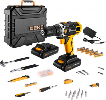 Дрель-шуруповерт Deko DKCD20FU-Li