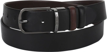 Ремень мужской Piquadro Black Square CU4877B3/TMN регулир. 125х3.5см темно-коричневый/черный натур.кожа