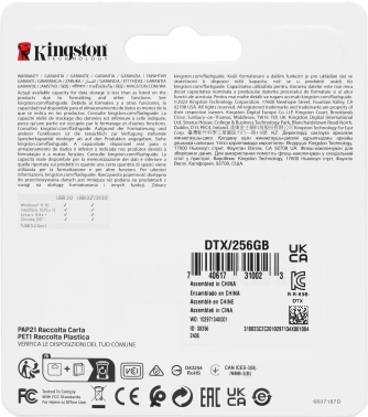 Флеш Диск Kingston 256Gb DataTraveler Exodia