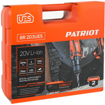 Дрель-шуруповерт Patriot BR 203UES