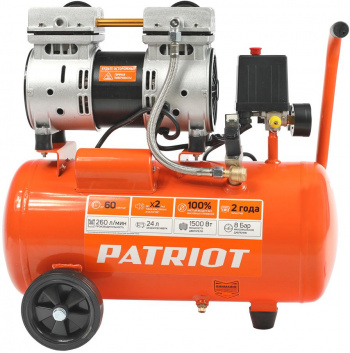 Компрессор поршневой Patriot WO 24-260S