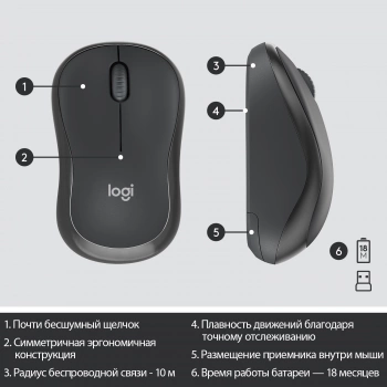 Клавиатура + мышь Logitech MK295