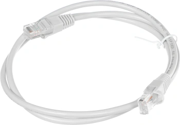 Патч-корд Buro UTP 4 пары cat.5E CCA molded 1м серый RJ-45 (m)-RJ-45 (m) (UTP-5E-1M-G)