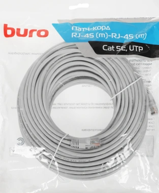 Патч-корд Buro UTP-5E-30M-G