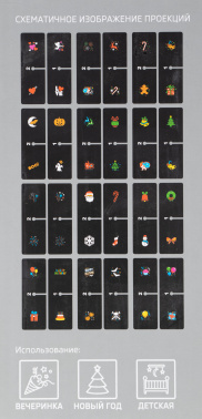 Проектор Neon-Night Home 4лам. ПВХ/медь (601-262)