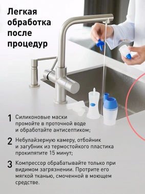 Ингалятор Omron NE-C24 (NE-C801S-RU)