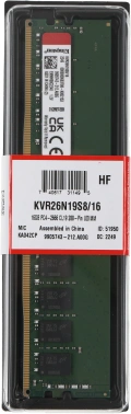 Память DDR4 16Gb 2666MHz Kingston  KVR26N19S8/16