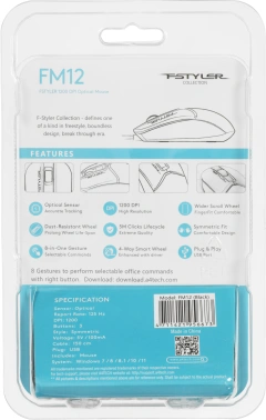 Мышь A4Tech Fstyler FM12