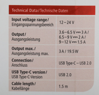Автомобильное зар./устр. Hama  H-183231