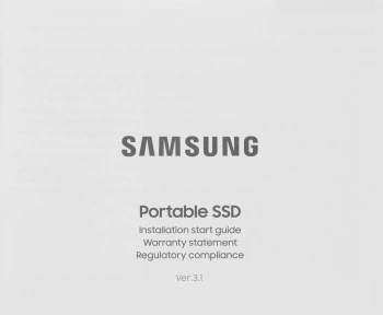 Накопитель SSD Samsung USB-C 1TB MU-PC1T0H/WW