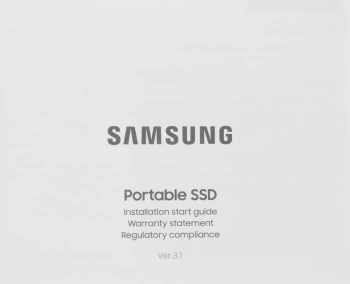 Накопитель SSD Samsung USB-C 2TB MU-PC2T0H/WW