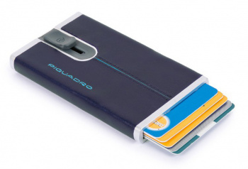 Чехол для кредитных карт Piquadro Blue Square PP4825B2R/BLU2 синий натур.кожа