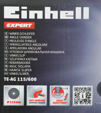 Углошлифовальная машина Einhell TE-AG 115/600