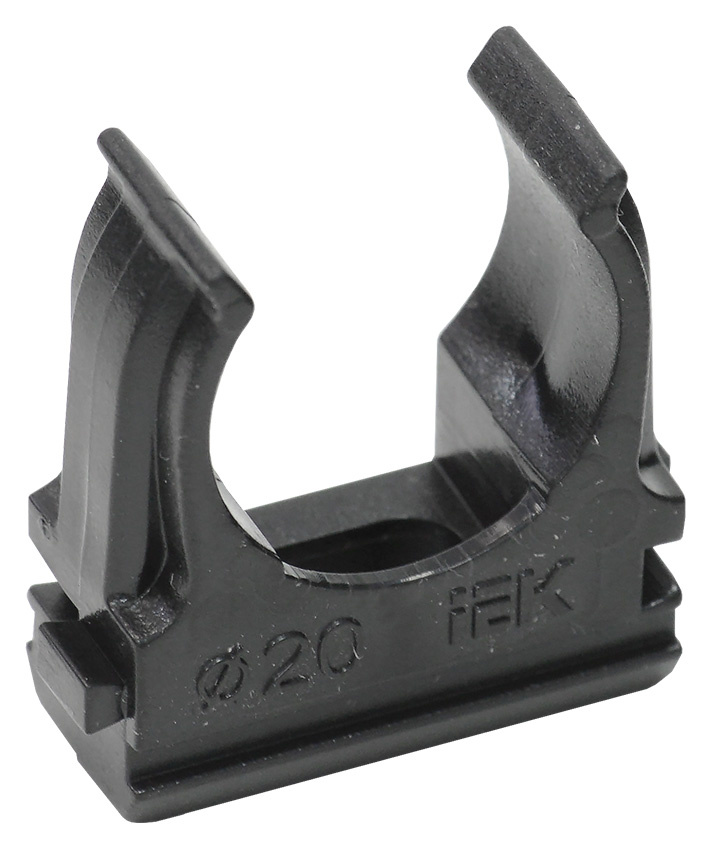 Держатель d20mm IEK CTA10D-CF20-K02-100-PCS (упак.:100шт) черный