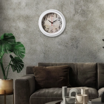 Часы настенные аналоговые Бюрократ WALLC-R80P