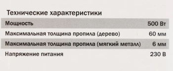 Сабельная пила Elitech ПС 500