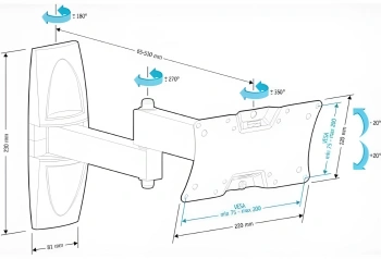Кронштейн для телевизора Holder LCDS-5064