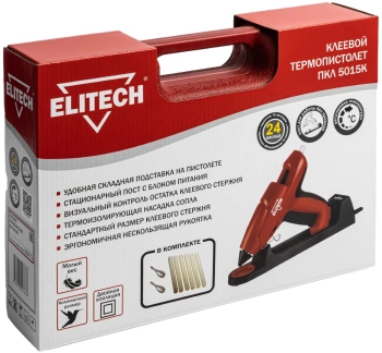 Клеевой пистолет Elitech ПКЛ 5015К