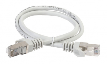 Патч-корд ITK PC01-C5EFL-5M FTP RJ-45 вил.-вилка RJ-45 кат.5E 5м серый LSZH