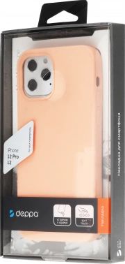 Чехол (клип-кейс) Deppa для Apple iPhone 12/12 Pro Liquid Silicone