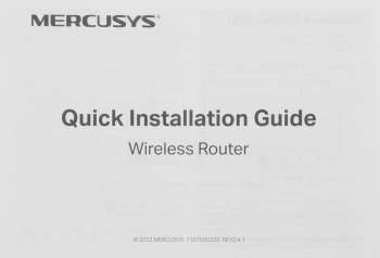 Роутер беспроводной Mercusys AC10