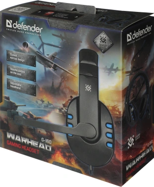 Наушники с микрофоном Defender Warhead G-160