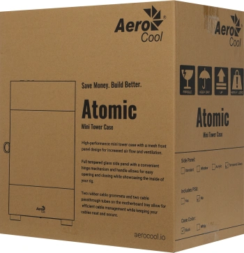 Корпус Aerocool Atomic-G-BK-v1