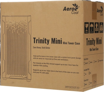 Корпус Aerocool Trinity Mini-G-BK v2
